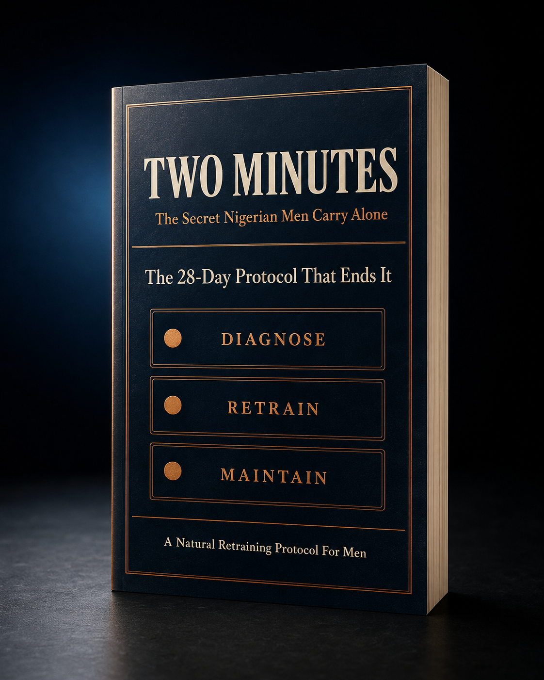 Two Minutes — 28-Day Protocol Guide Mockup